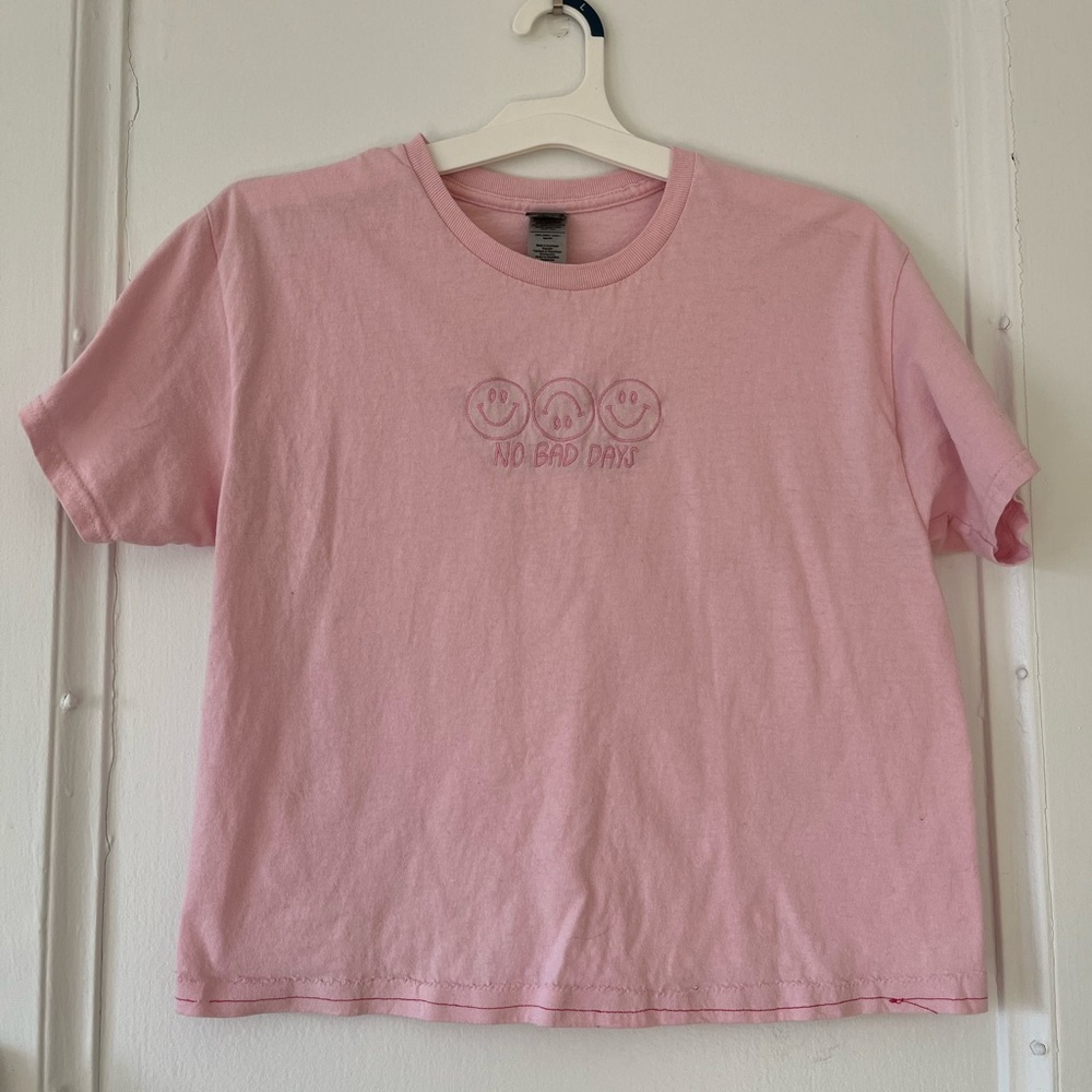 Embroidered Tshirt - No Bad Days